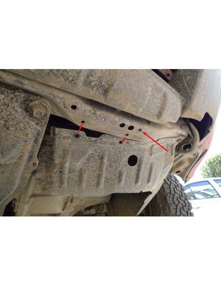 Cubre carter metalico Nissan X-Trail T30 "16.110" (Desde 2001 hasta 2007)