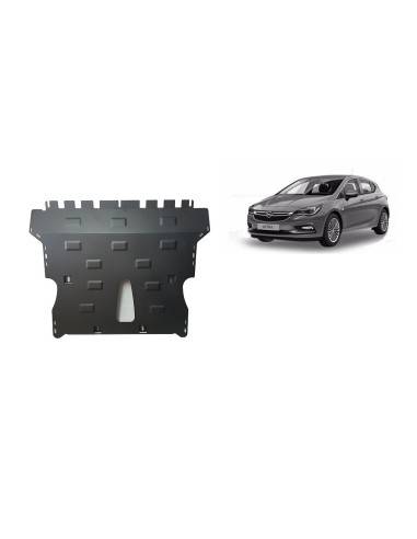 Cubre cárter metálico Opel Astra K (2015-2022) a medida
