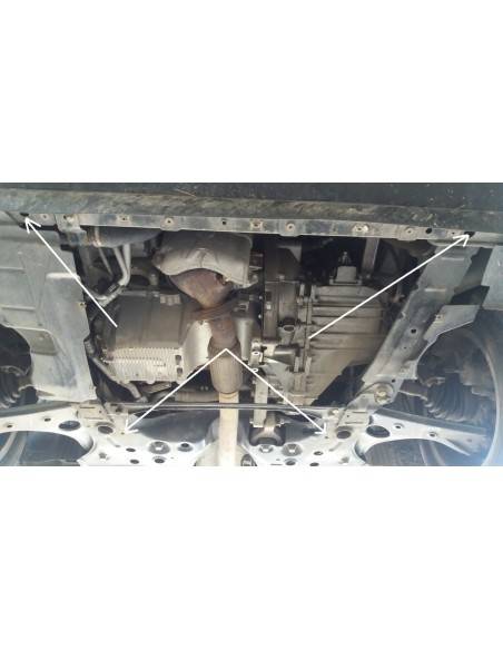 Cubre cárter metálico Opel Combo (2010-2017) a medida