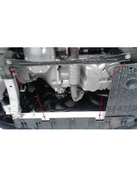 Cubre cárter metálico Opel Corsa E (2014-2019) a medida