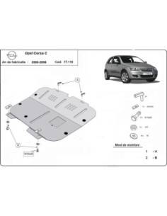 Cubre carter metalico Opel...