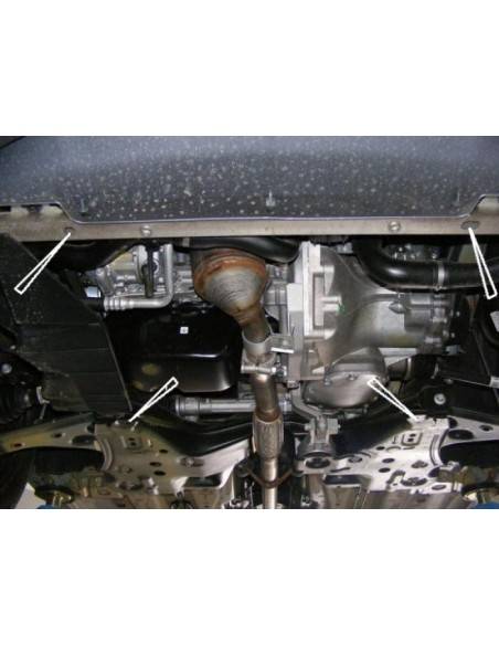 Cubre cárter metálico Opel Corsa D (2006-2014) a medida