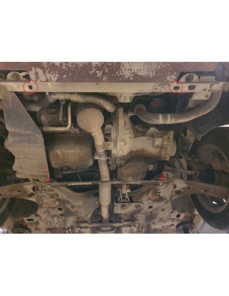 Cubre cárter metálico Opel Corsa D (2006-2014) a medida