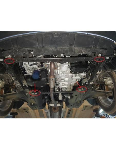 Cubre carter metalico Opel Crossland X "17.127" (Desde 2017 hasta 2022)