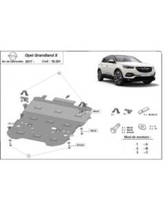 Cubre carter metalico Opel...