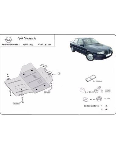 Cubre carter metalico Opel Vectra A...