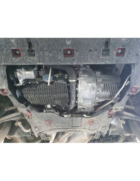 Cubre carter metalico Opel Zafira Life "30.035" (Desde 2019 hasta 2022)