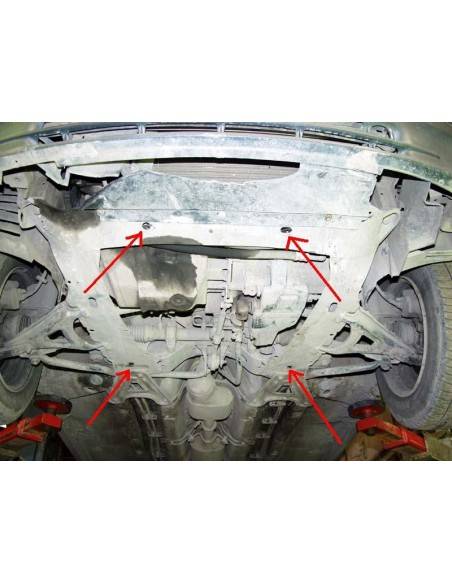 Cubre carter metalico Renault Kangoo "19.130" (Desde 1997 hasta 2008)