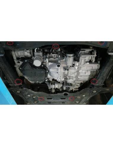 Cubre carter metalico Renault...