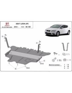 Cubre carter metalico Seat...