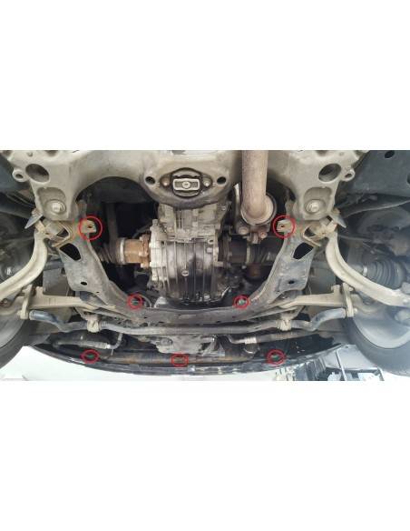 Cubre carter metalico Skoda Superb - 2.5 Tdi, V6 "02.007" (Desde 2001 hasta 2008)