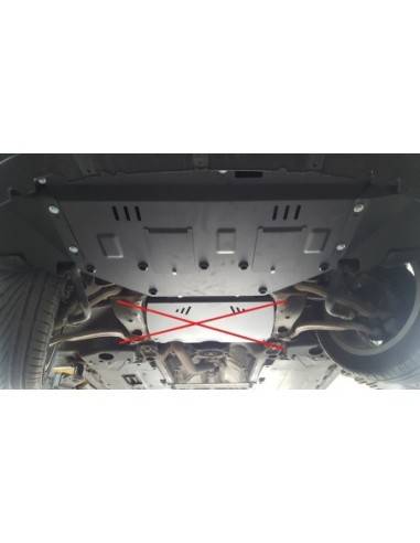 Cubre carter metalico Skoda Superb -...