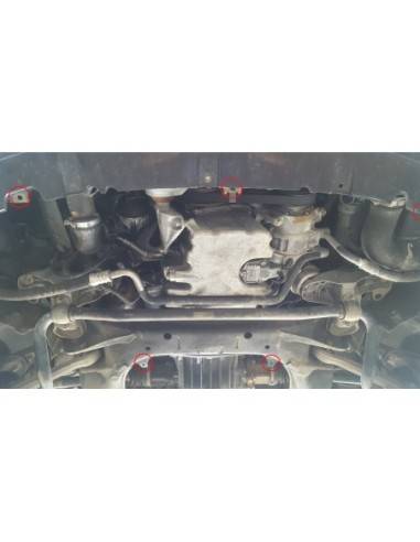 Cubre carter metalico Skoda Superb -...