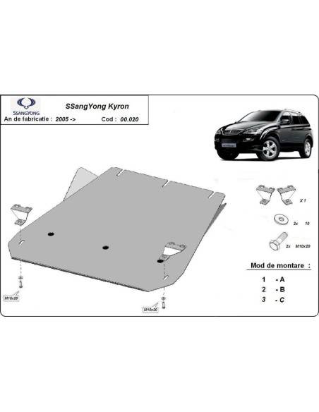 Protección de Caja de Cambios Ssangyong Kyron (2005-2014)