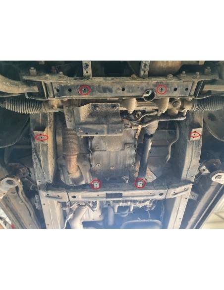 Protección del caja de cambios Ssangyong Musso Grand "00.022" (Desde 2018 hasta 2022)