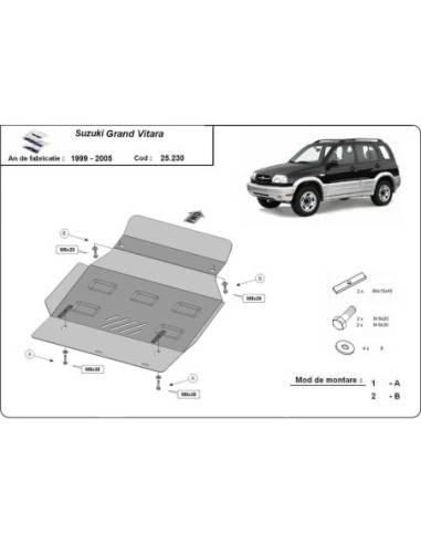 Cubre carter metalico Suzuki Grand...