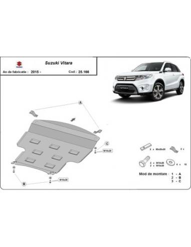 Cubre carter metalico Suzuki Vitara...