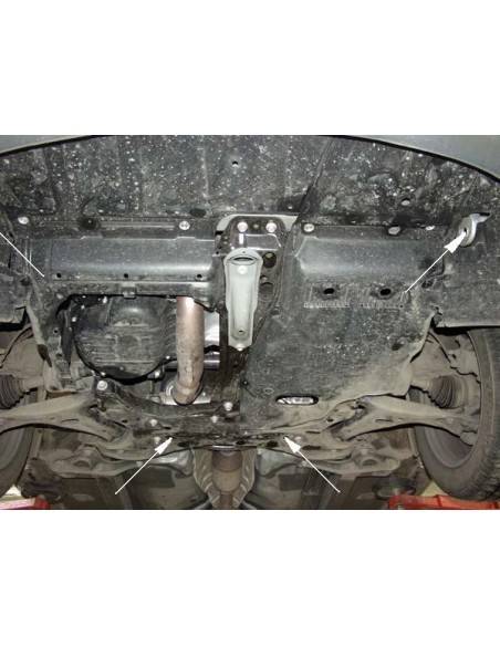 Cubre carter metalico Toyota Avensis "26.167" (Desde 2003 hasta 2008)
