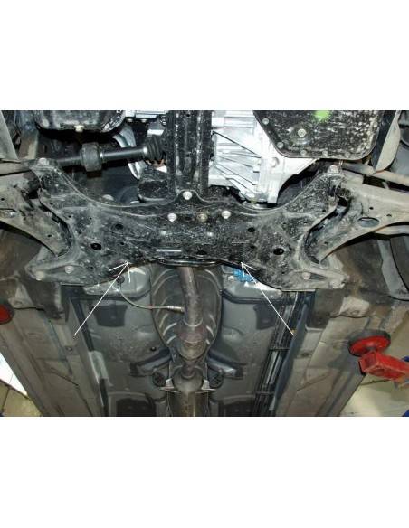 Cubre cárter metálico Toyota Corolla Verso (2002-2008) a medida