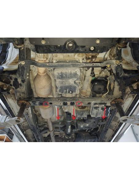 Protección del diferencial Toyota Hilux Revo "00.1792" (Desde 2016 hasta 2021)