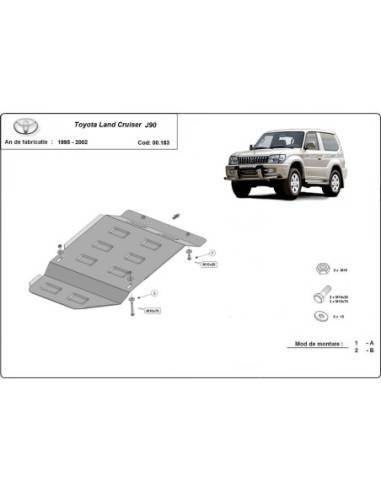 Protección del caja de cambios Toyota...