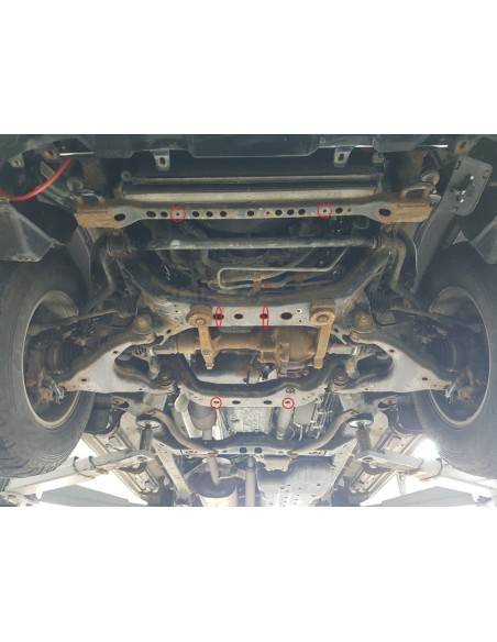 Cubre carter metalico Toyota Land Cruiser J120 "26.172" (Desde 2002 hasta 2009)