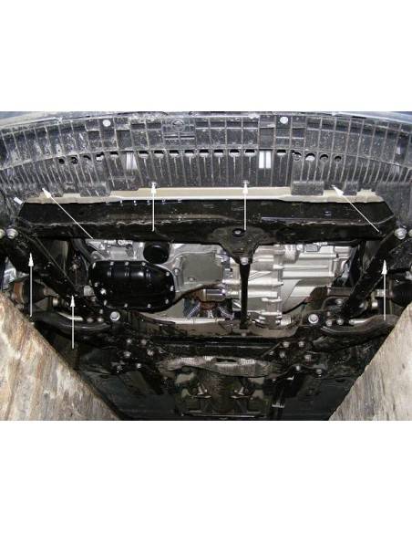 Cubre carter metalico Toyota Prius "26.160" (Desde 2008 hasta 2015)