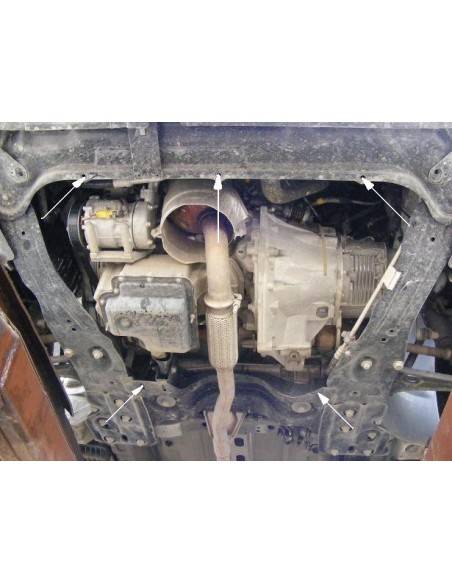 Cubre cárter metálico Toyota Proace (2016-2019) a medida