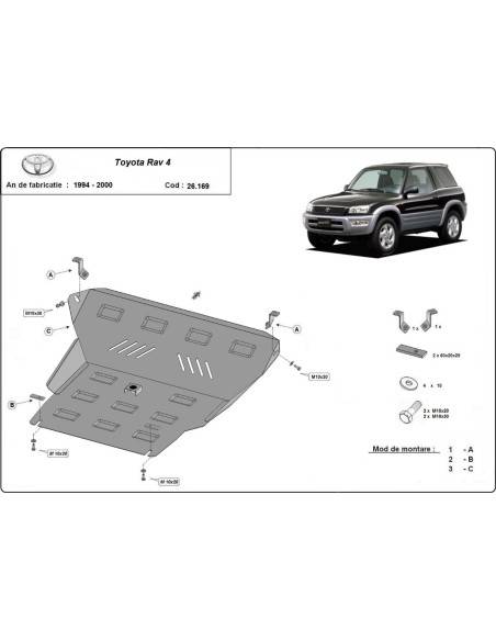 Cubre carter metalico Toyota RAV 4 "26.169" (Desde 1994 hasta 2000)