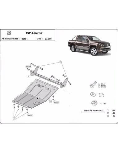 Cubre carter metalico Volkswagen...