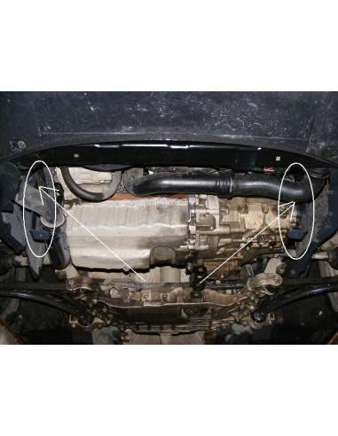 Cubre carter metalico VW Golf 6...