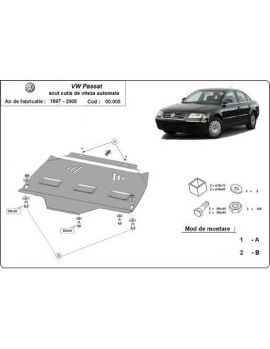 Protección del caja de cambios VW...