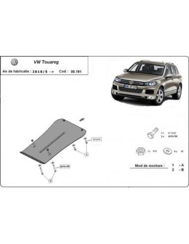 Protección del caja de cambios VW...