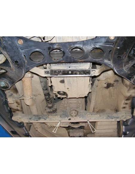 Protección del caja de cambios manual VW Touareg 7L "00.190" (Desde 2003 hasta 2010)