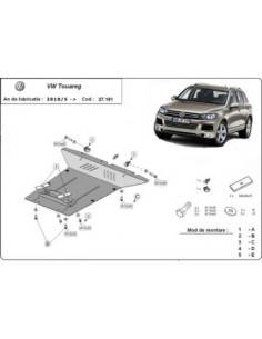 Cubre carter metalico VW...