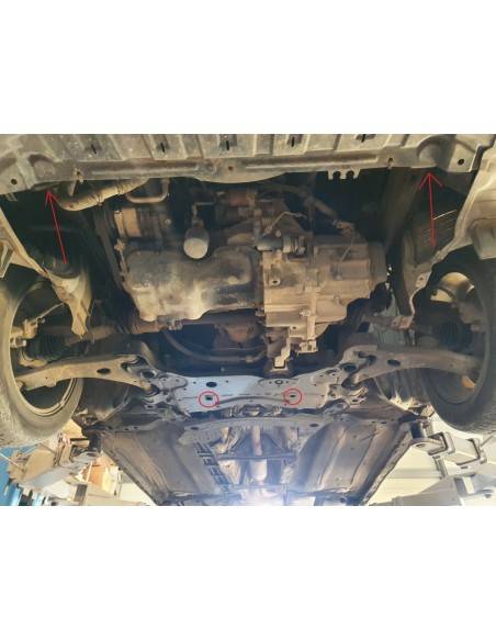 Cubre carter metalico Mazda 3 "13.118" (Desde 2003 hasta 2009)