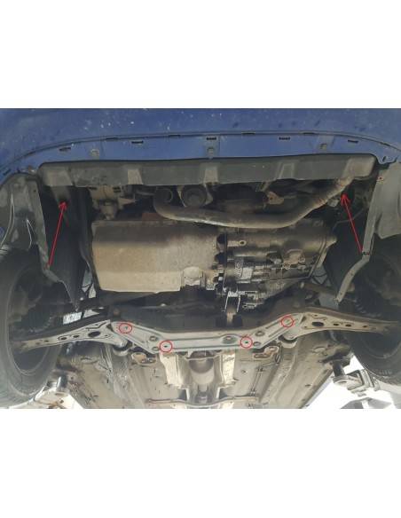 Cubre carter metalico Skoda Spaceback "30.148" (Desde 2012 hasta 2022)