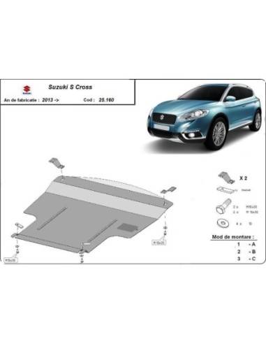 Cubre carter metalico Suzuki S-Cross...