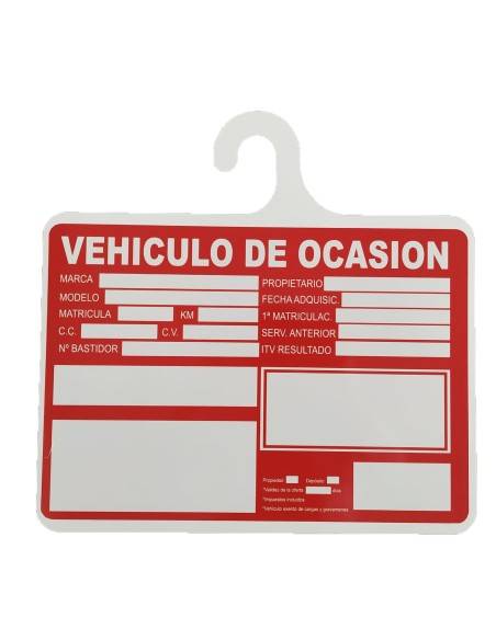 Portaprecios estilo percha