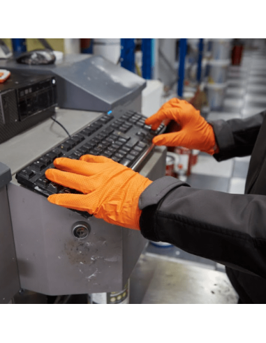 Guantes de Nitrilo Diamantado