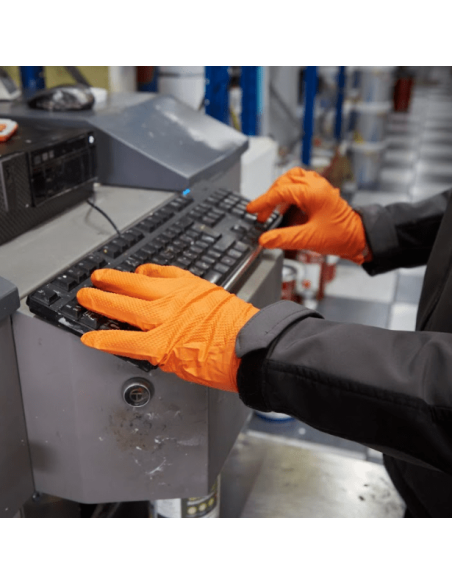 Guantes de Nitrilo Diamantado