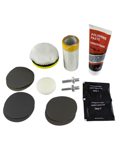 KIT DE PULIDO DE FAROS