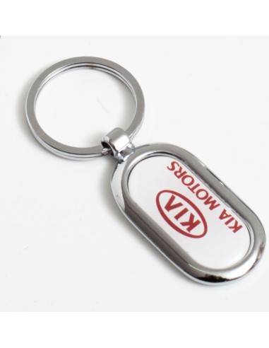 Llavero Metal Resina Redondeado