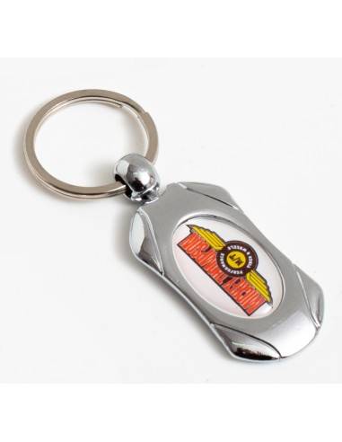 Llavero METAL RESINA OVALADO CON FORMA