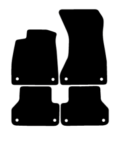 Alfombrillas de moqueta a medida para Audi A5 Sportback F5A