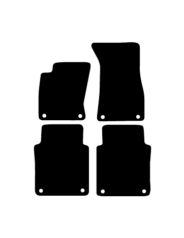 Alfombrillas de moqueta para A8 Corto version D3-4E