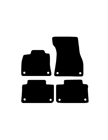 Alfombrillas de moqueta para Audi E-Tron coche electrico