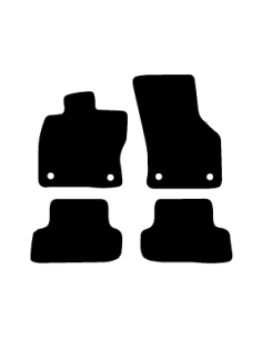 Alfombrillas de moqueta para Audi S3 8V Vehiculo con paquete deportivo