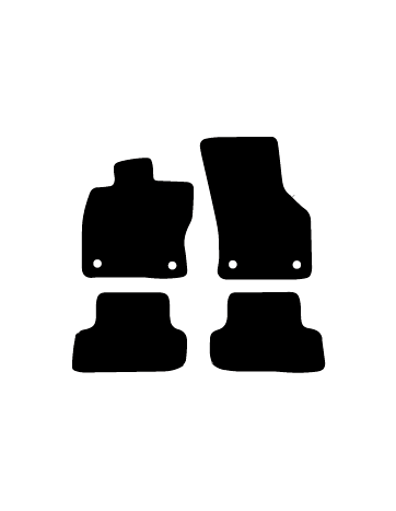 Alfombrillas de moqueta para Audi S3 8V Vehiculo con paquete deportivo