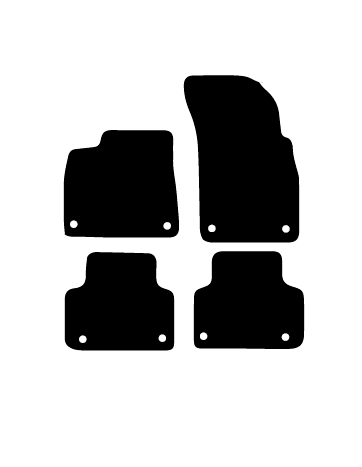 Alfombrillas de moqueta para Audi Q7 4M